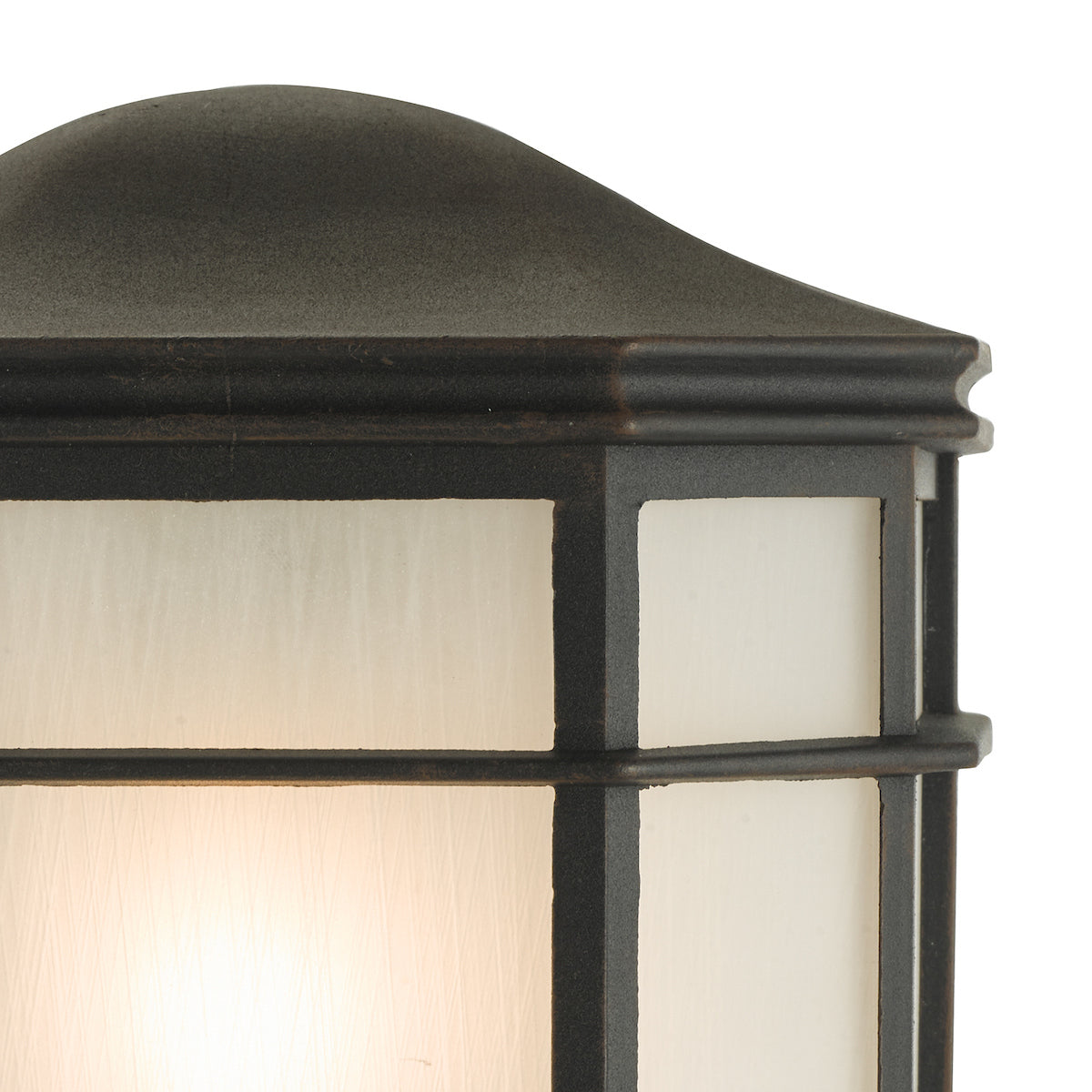 Dar Dulbecco Outdoor Wall Light Black Opal Acrylic IP44 – from Amos Lighting + Home