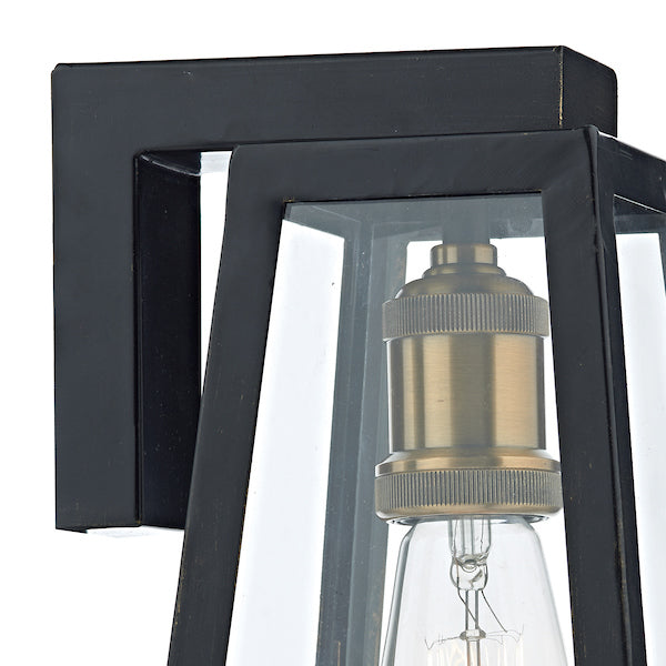 Dar Duval Outdoor Wall Light Black – from Amos Lighting + Home