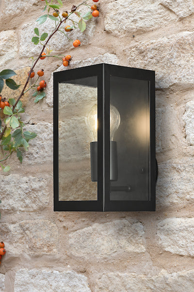 Dar Era Outdoor Wall Light Black – from Amos Lighting + Home