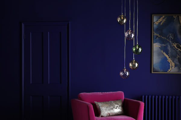 Dar Federico 5lt Cluster Chrome with Mixed Glass – from Amos Lighting + Home