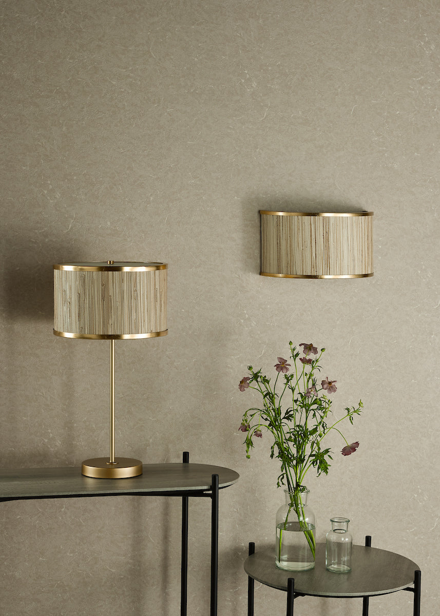 Dar Fenella Table Lamp Gold Leaf – from Amos Lighting + Home