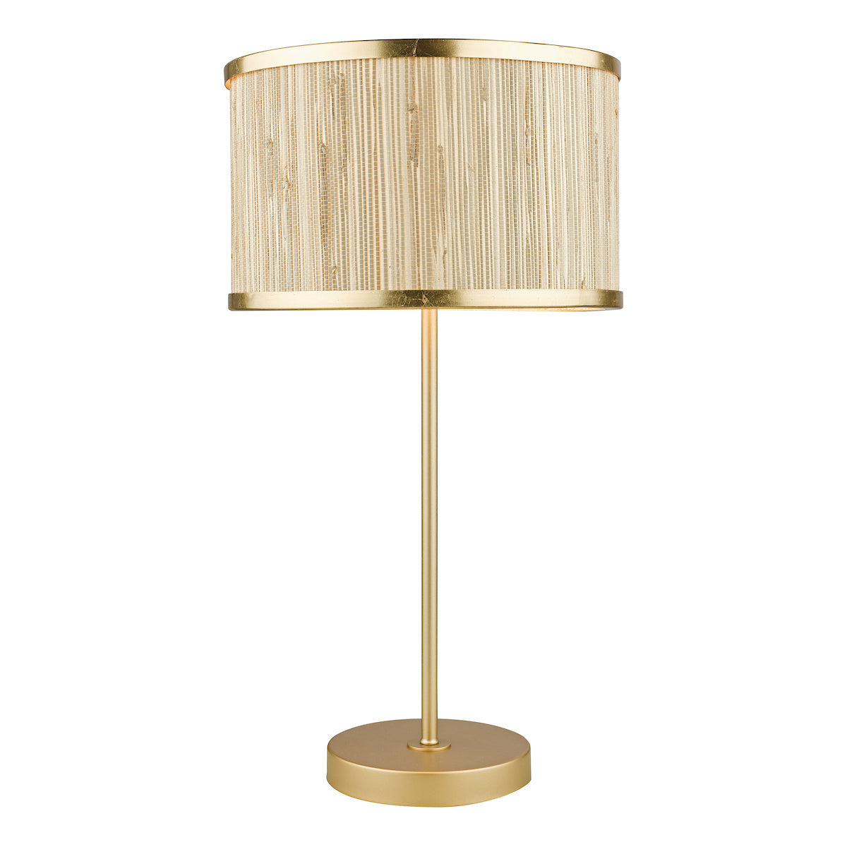 Dar Fenella Table Lamp Gold Leaf – from Amos Lighting + Home