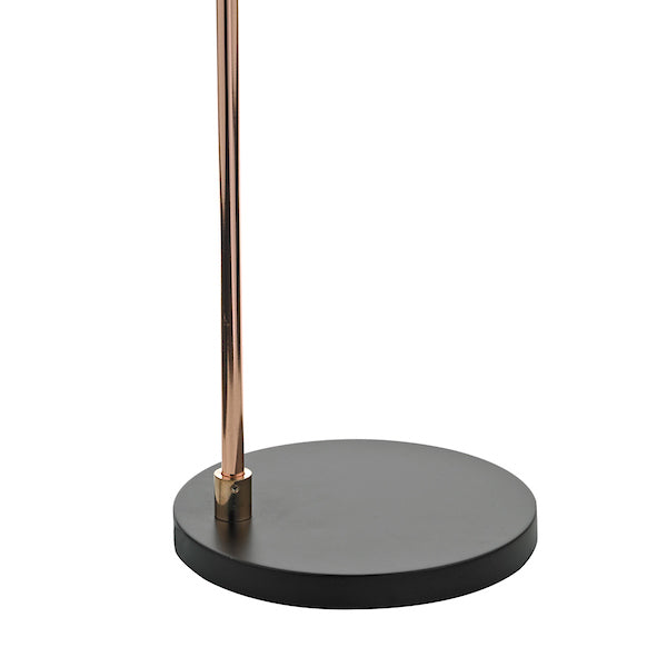 Dar Frederick Floor Lamp Black and Copper – from Amos Lighting + Home