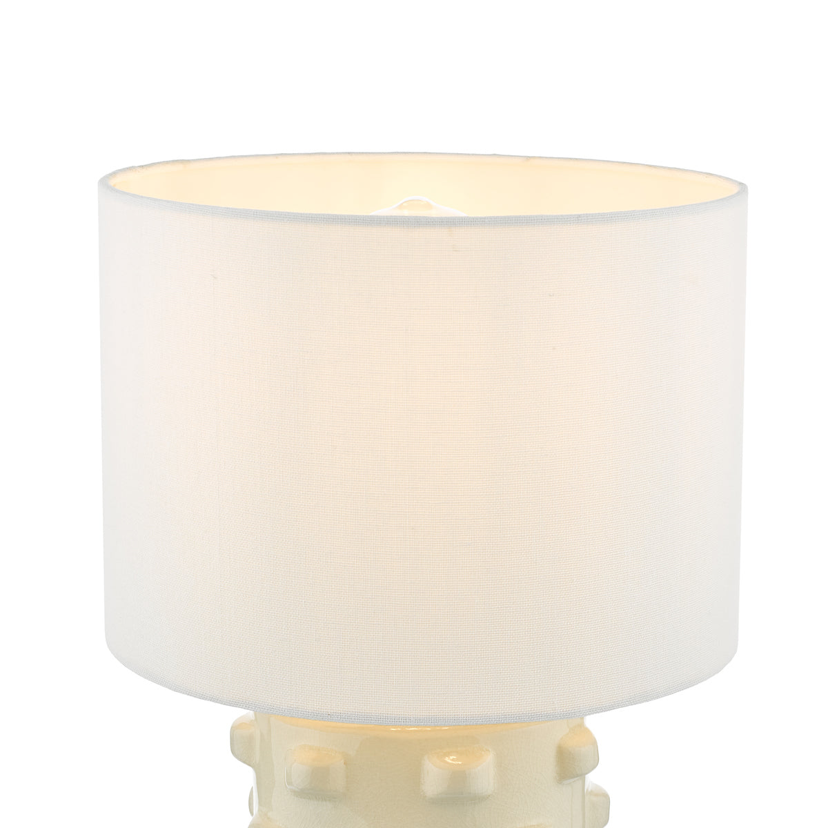 Dar Georgina Table Lamp White With Shade – from Amos Lighting + Home