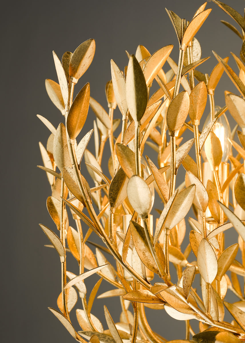 Dar Gold Silvius 9 Light Pendant Gold Leaf – from Amos Lighting + Home