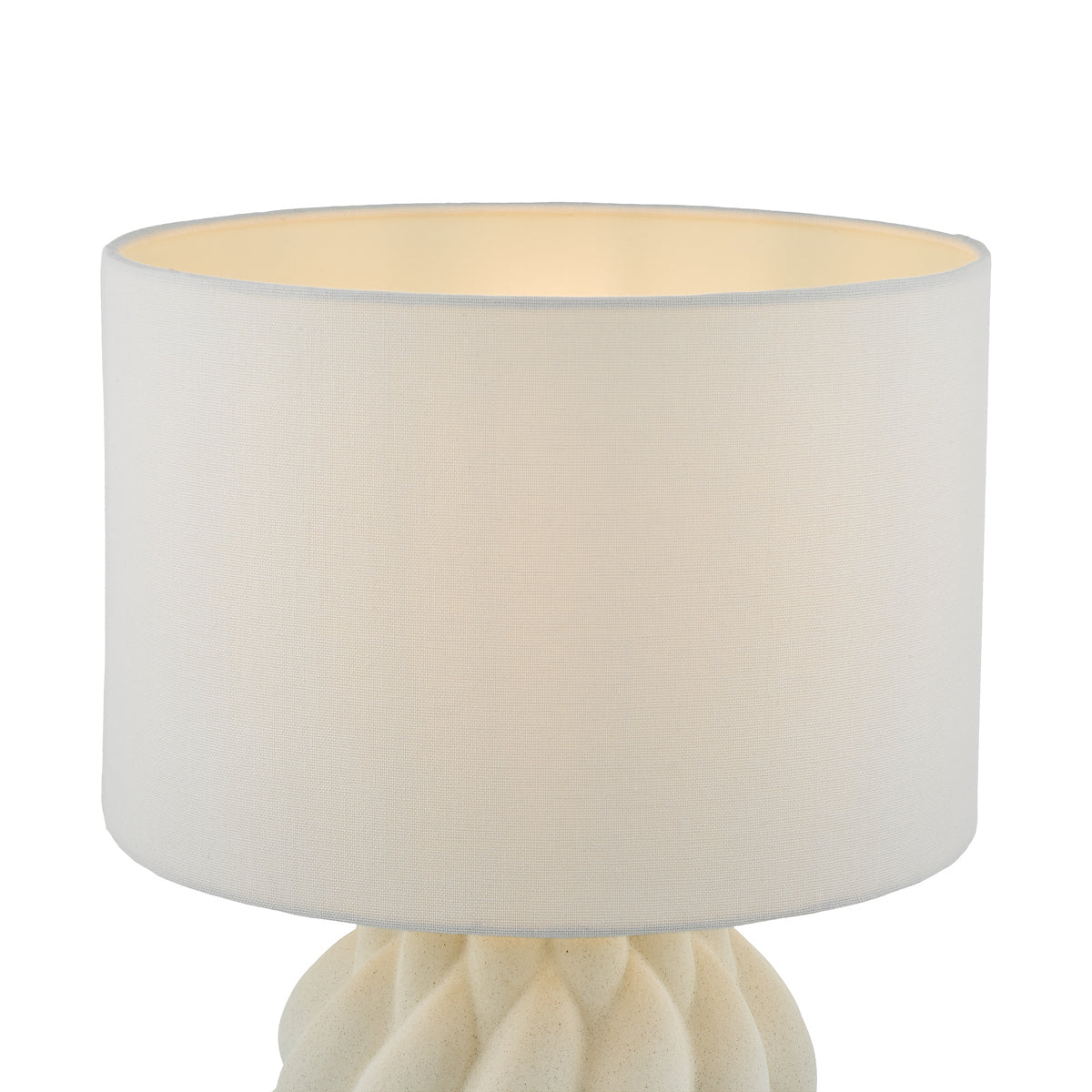 Dar Idonia Table Lamp White With Shade – from Amos Lighting + Home