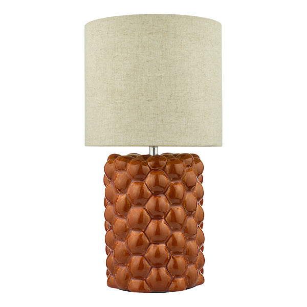 Dar Jayden Table Lamp with Linen Shade – from Amos Lighting + Home
