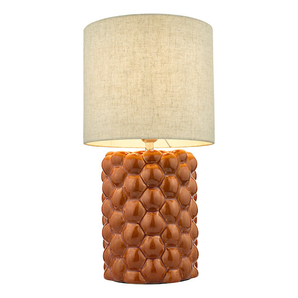 Dar Jayden Table Lamp with Linen Shade – from Amos Lighting + Home
