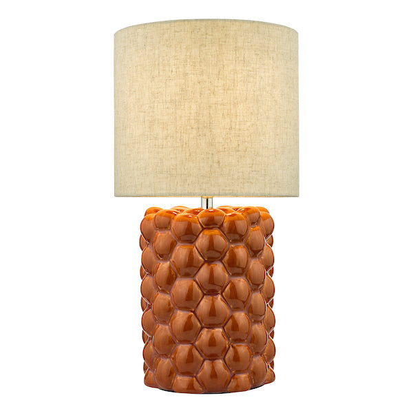 Dar Jayden Table Lamp with Linen Shade – from Amos Lighting + Home