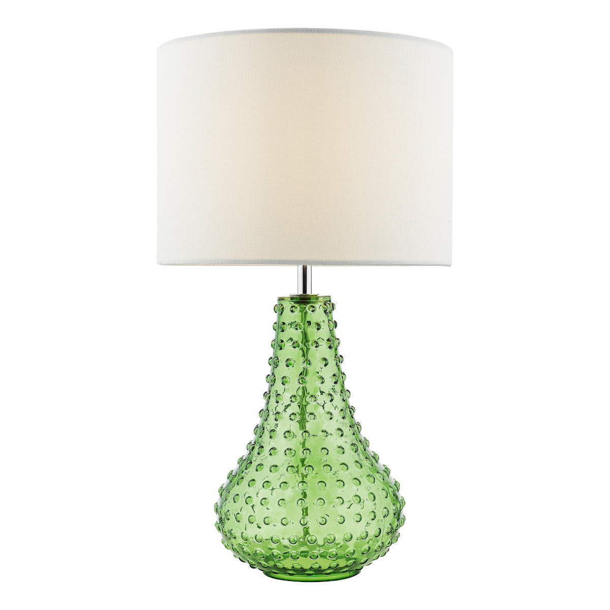 Dar Kristina Table Lamp Green Glass With Shade – from Amos Lighting + Home