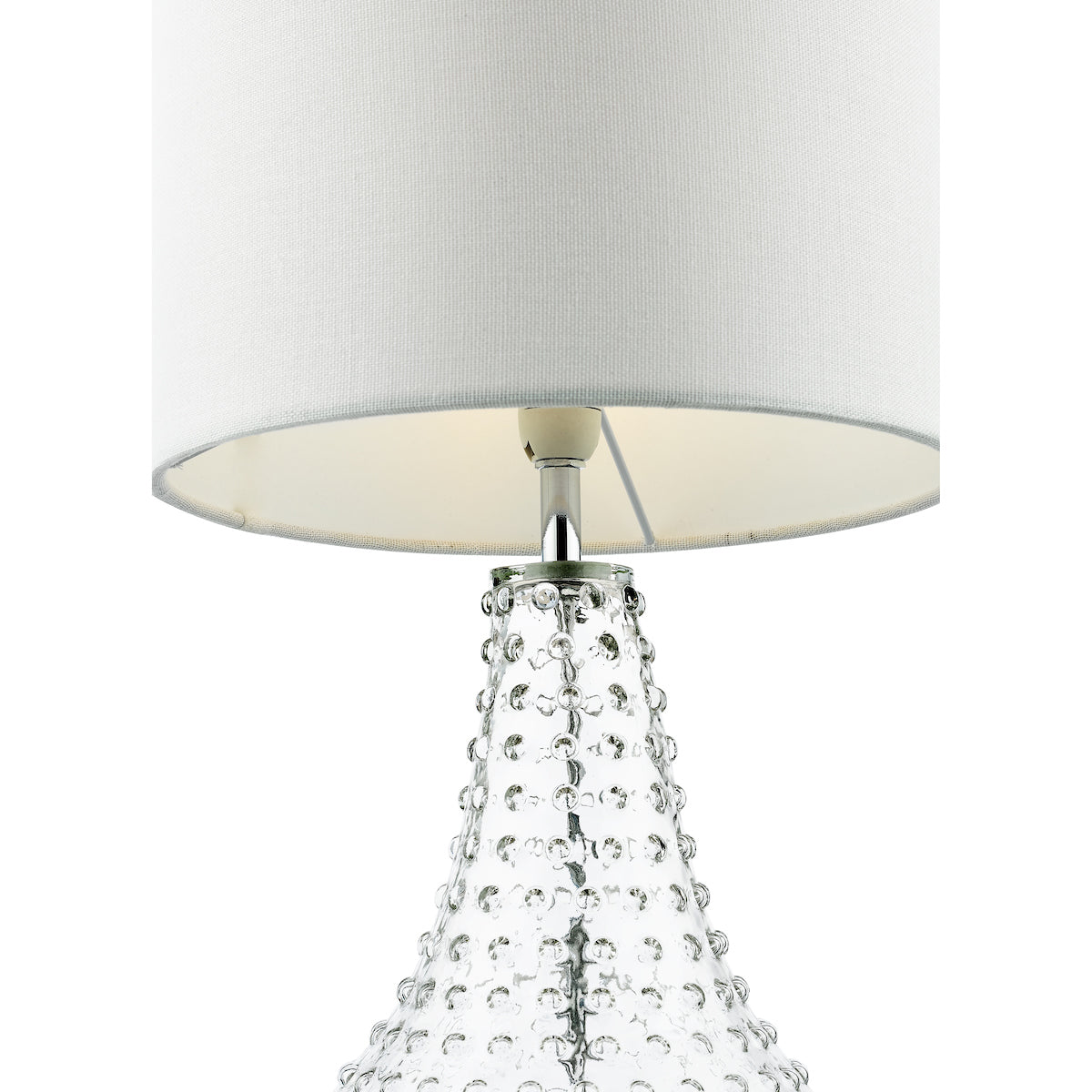 Dar Kristina Table Lamp Textured Glass With Shade – from Amos Lighting + Home