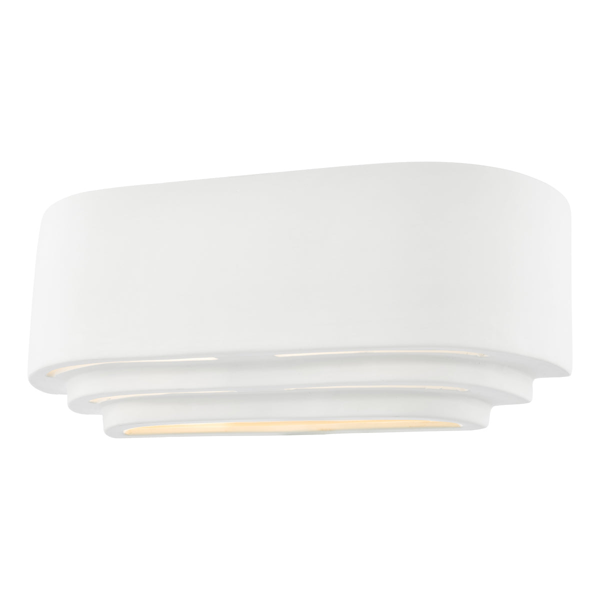 Dar Lando Ceramic Wall Washer White – from Amos Lighting + Home