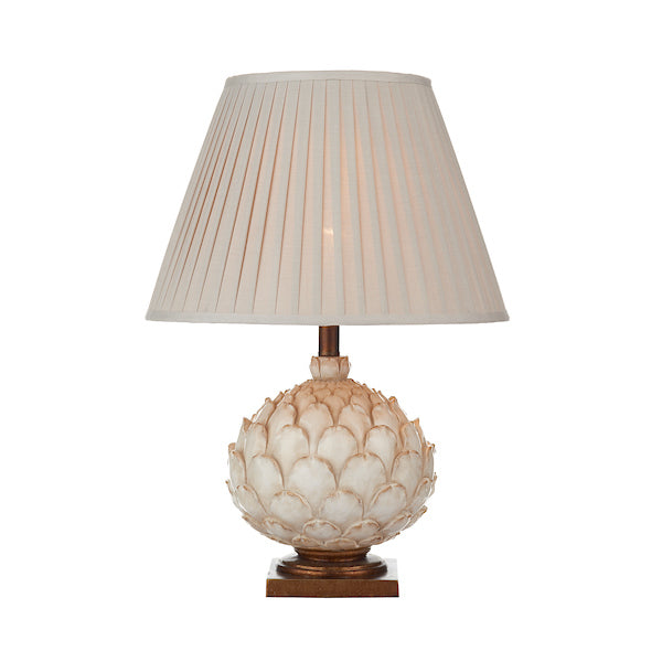 Dar Layer Table Lamp Cream Large with Shade – from Amos Lighting + Home
