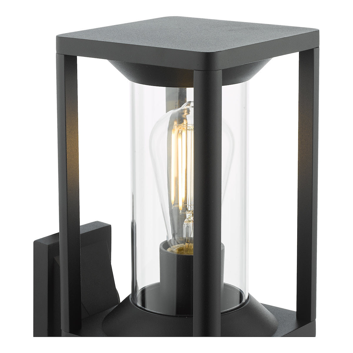 Dar Mackenzie Outdoor Wall Light Matt Black IP65 – from Amos Lighting + Home