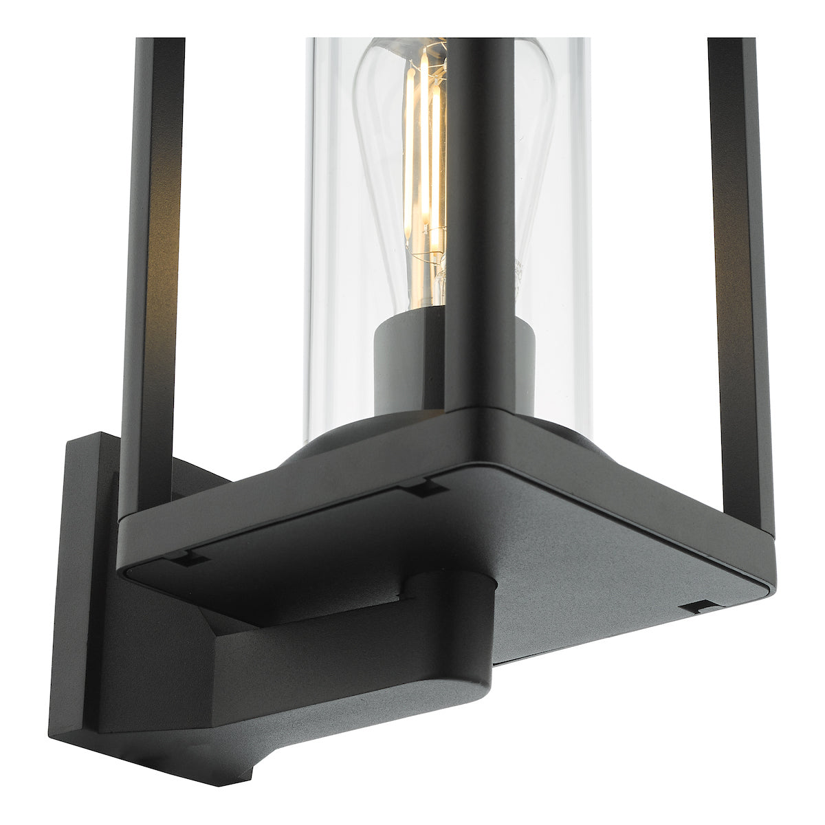 Dar Mackenzie Outdoor Wall Light Matt Black IP65 – from Amos Lighting + Home