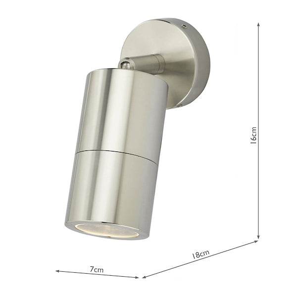 Dar Ortega Aluminium Adjustable Outdoor Light IP65 – from Amos Lighting + Home