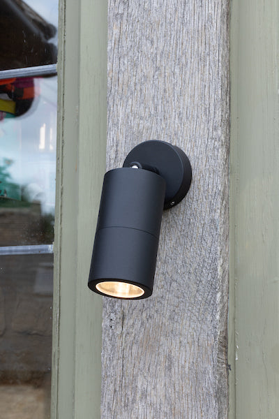 Dar Ortega Black Adjustable Outdoor Light IP65 – from Amos Lighting + Home