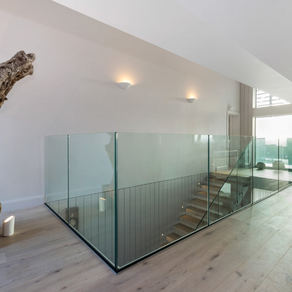 Dar Otis Wall Uplighter White Ceramic Unglazed – from Amos Lighting + Home