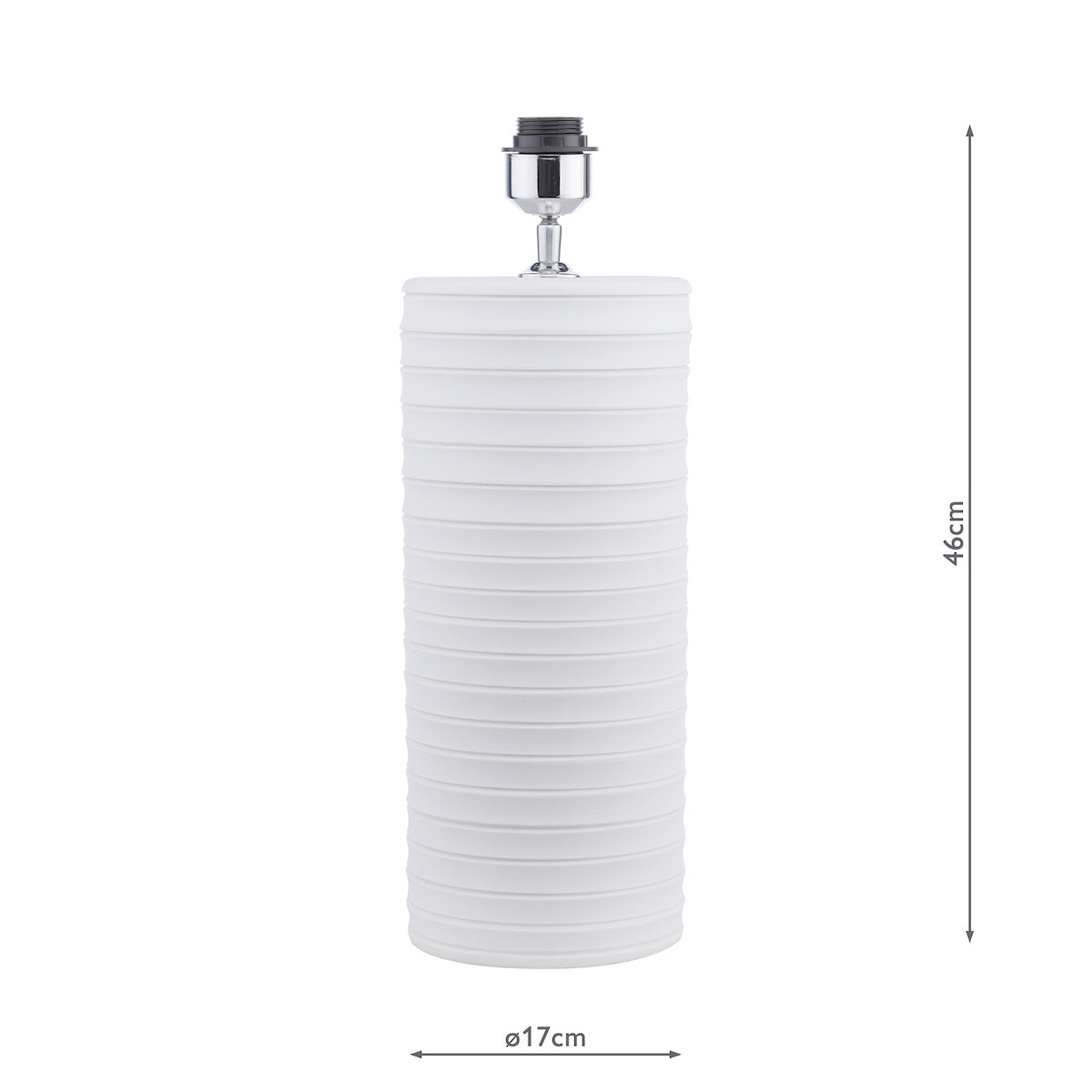 Dar Pascha Table Lamp White Ceramic Base Only – from Amos Lighting + Home