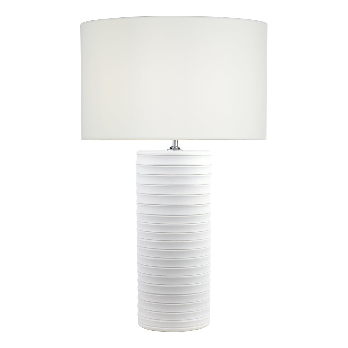 Dar Pascha Table Lamp White Ceramic Base Only – from Amos Lighting + Home