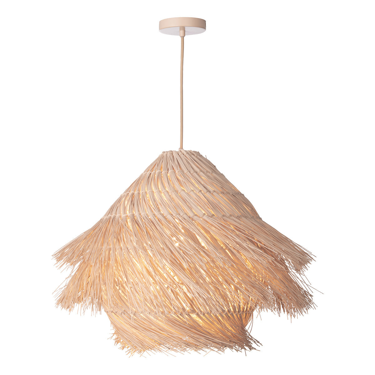 Dar Preveli Pendant woven Rattan – from Amos Lighting + Home