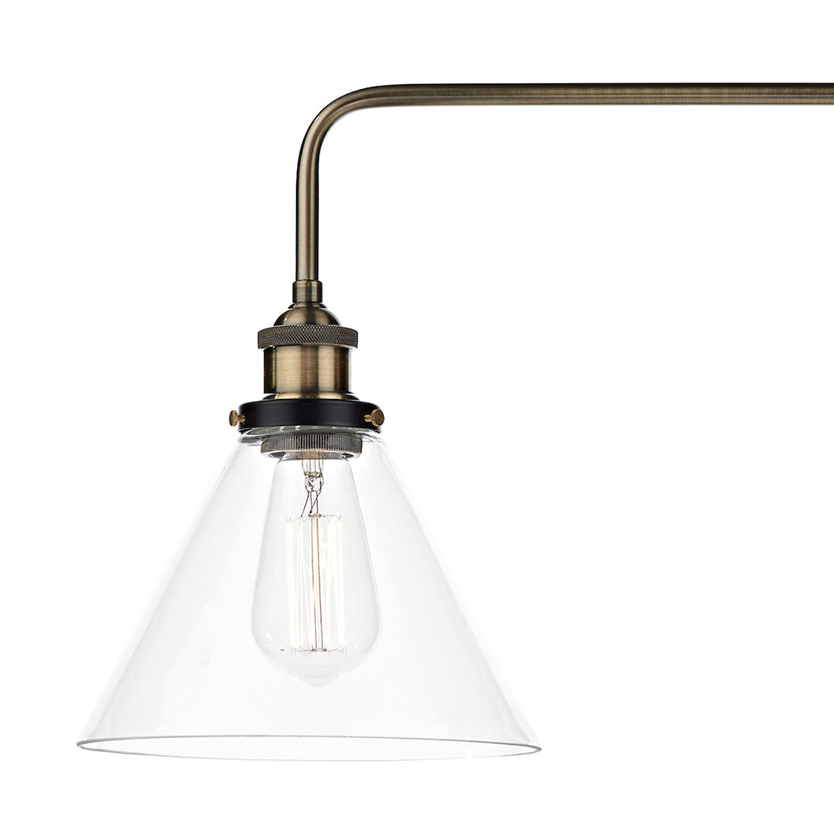 Dar Ray 3 Light Bar Pendant Antique Brass – from Amos Lighting + Home