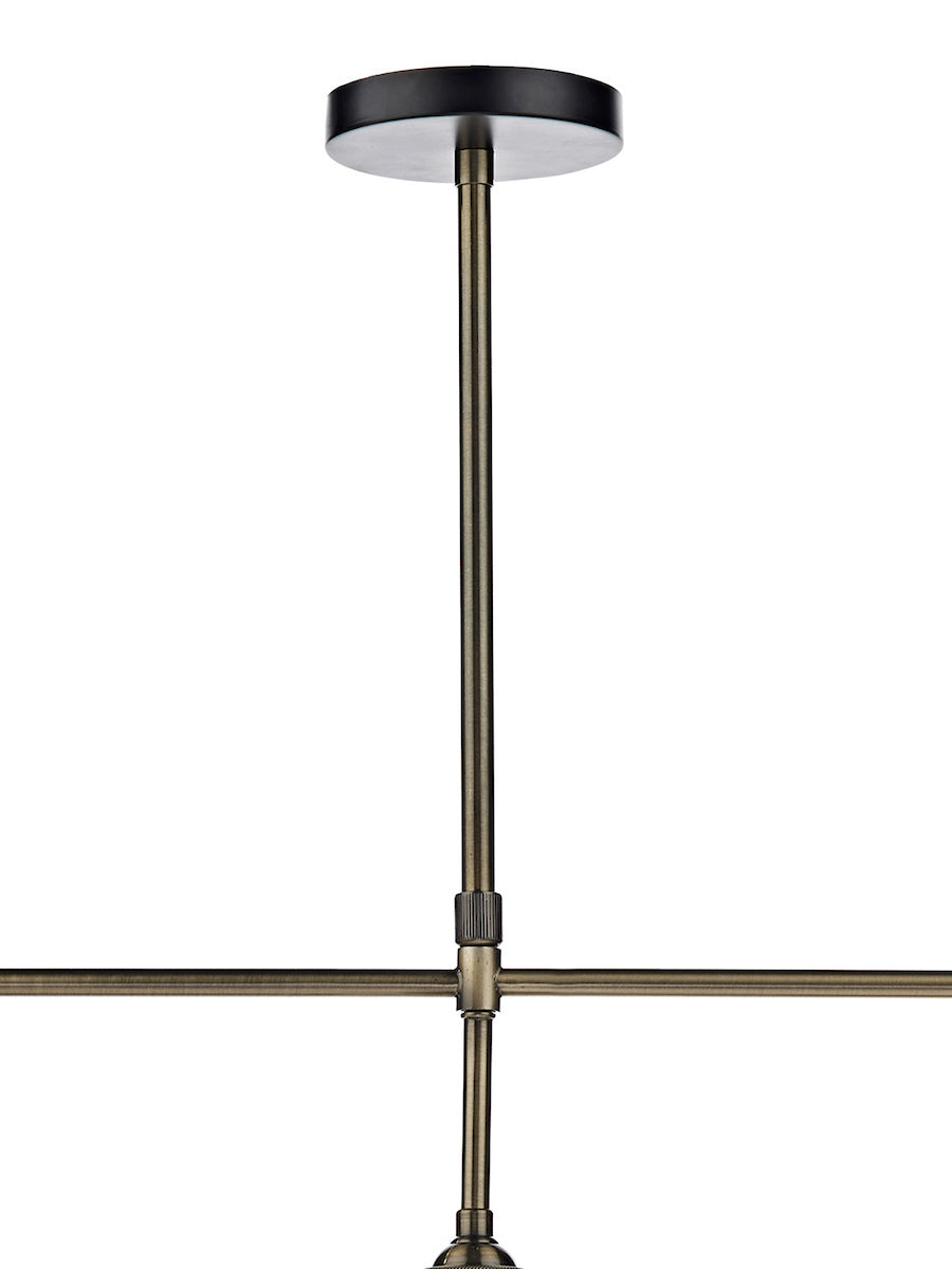 Dar Ray 3 Light Bar Pendant Antique Brass – from Amos Lighting + Home