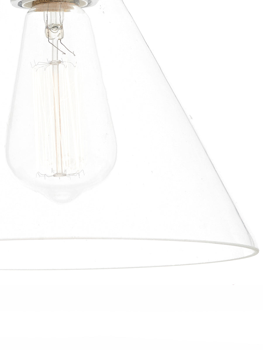 Dar Ray Wall Light Antique Brass and Clear Glass – from Amos Lighting + Home