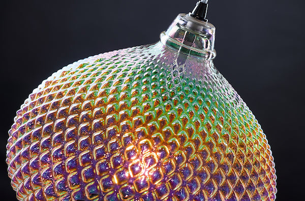 Dar Roisin Iridised Glass Pendant – from Amos Lighting + Home