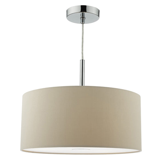 Dar Ronda 40cm 3 Light Pendant Ecru – from Amos Lighting + Home