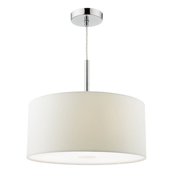 Dar Ronda 40cm 3 Light Pendant White – from Amos Lighting + Home