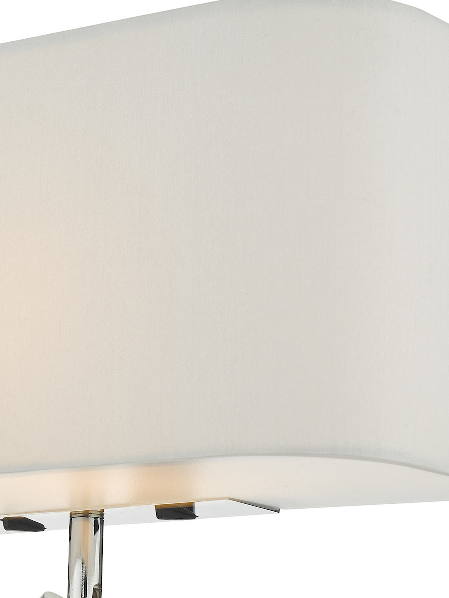 Dar Ronda Wall Light Ivory With LED Reading Light – from Amos Lighting + Home