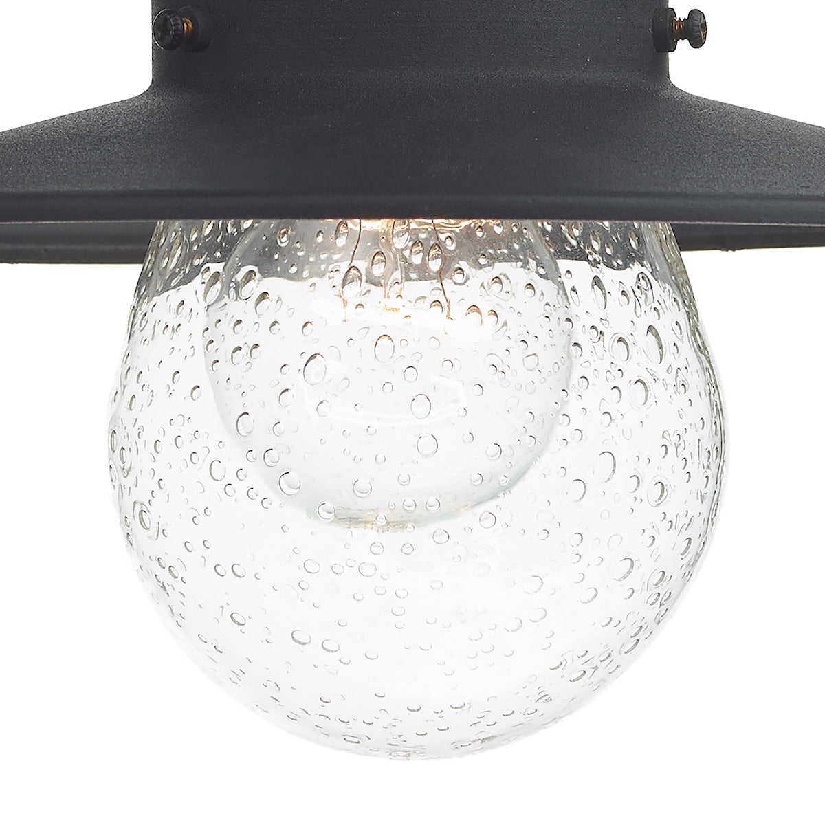 Dar Sedgewick Outdoor Wall Light Black Glass IP44 – from Amos Lighting + Home