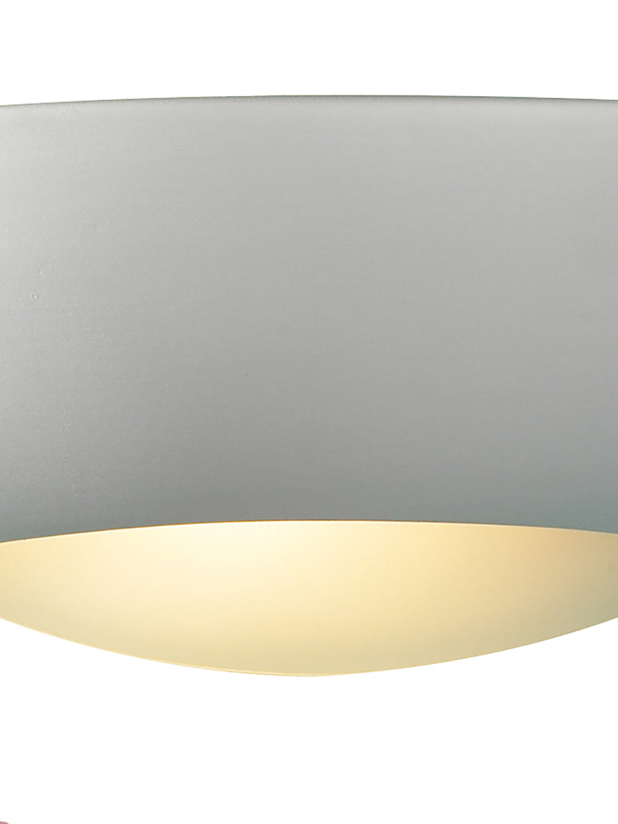 Dar Slice Wall Uplighter, Unglazed Ceramic – from Amos Lighting + Home