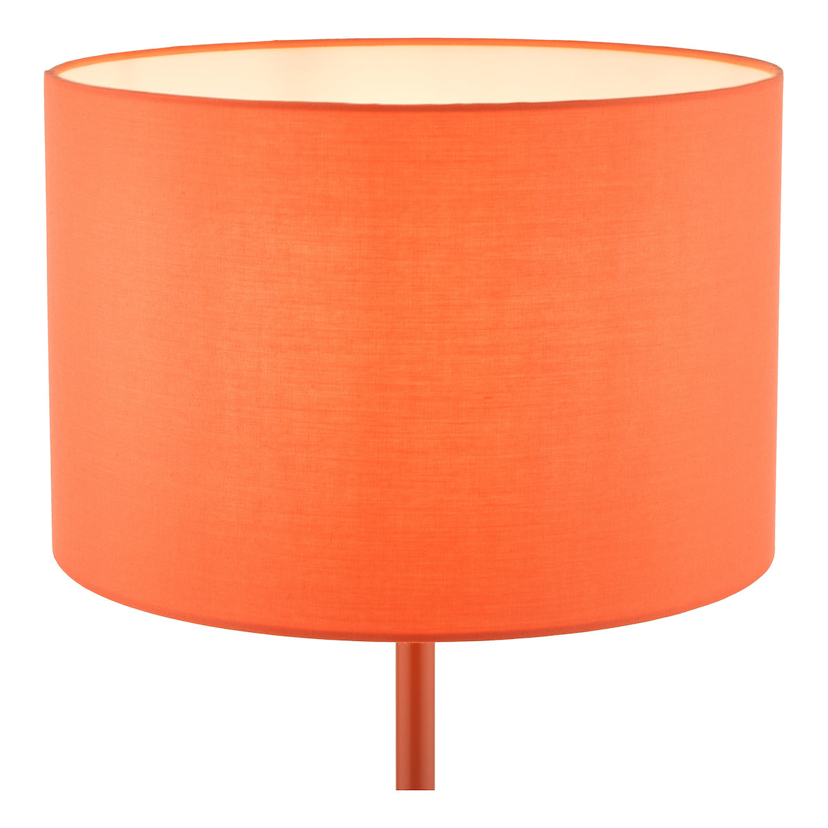 Dar Toledo Table Lamp Satin Orange With Shade – from Amos Lighting + Home