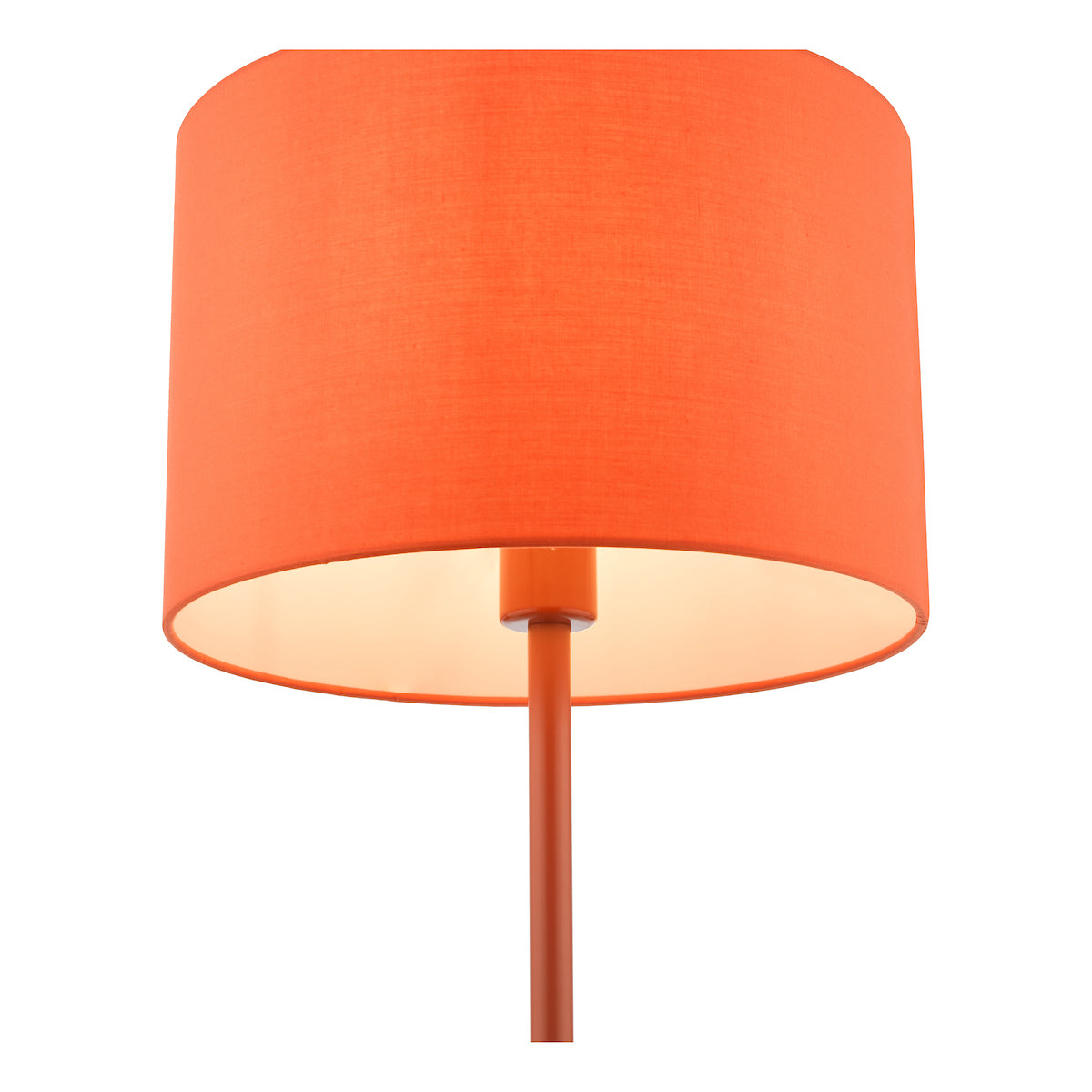 Dar Toledo Table Lamp Satin Orange With Shade – from Amos Lighting + Home