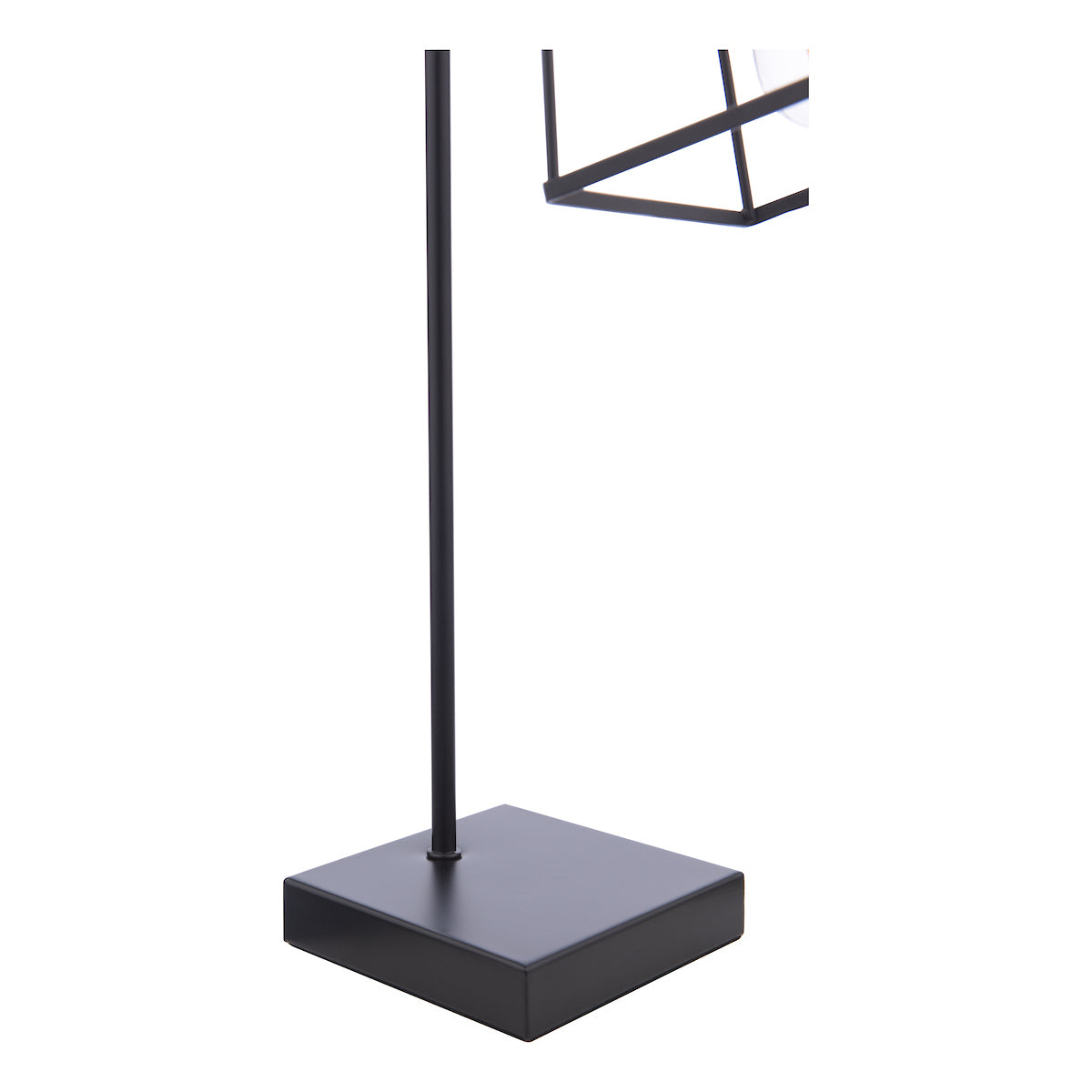 Dar Tower Table Lamp Matt Black and Polished Chrome – from Amos Lighting + Home