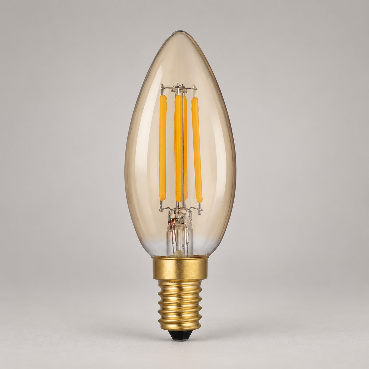 Dar LED Light Bulb E14 4w Vintage Candle Dimmable