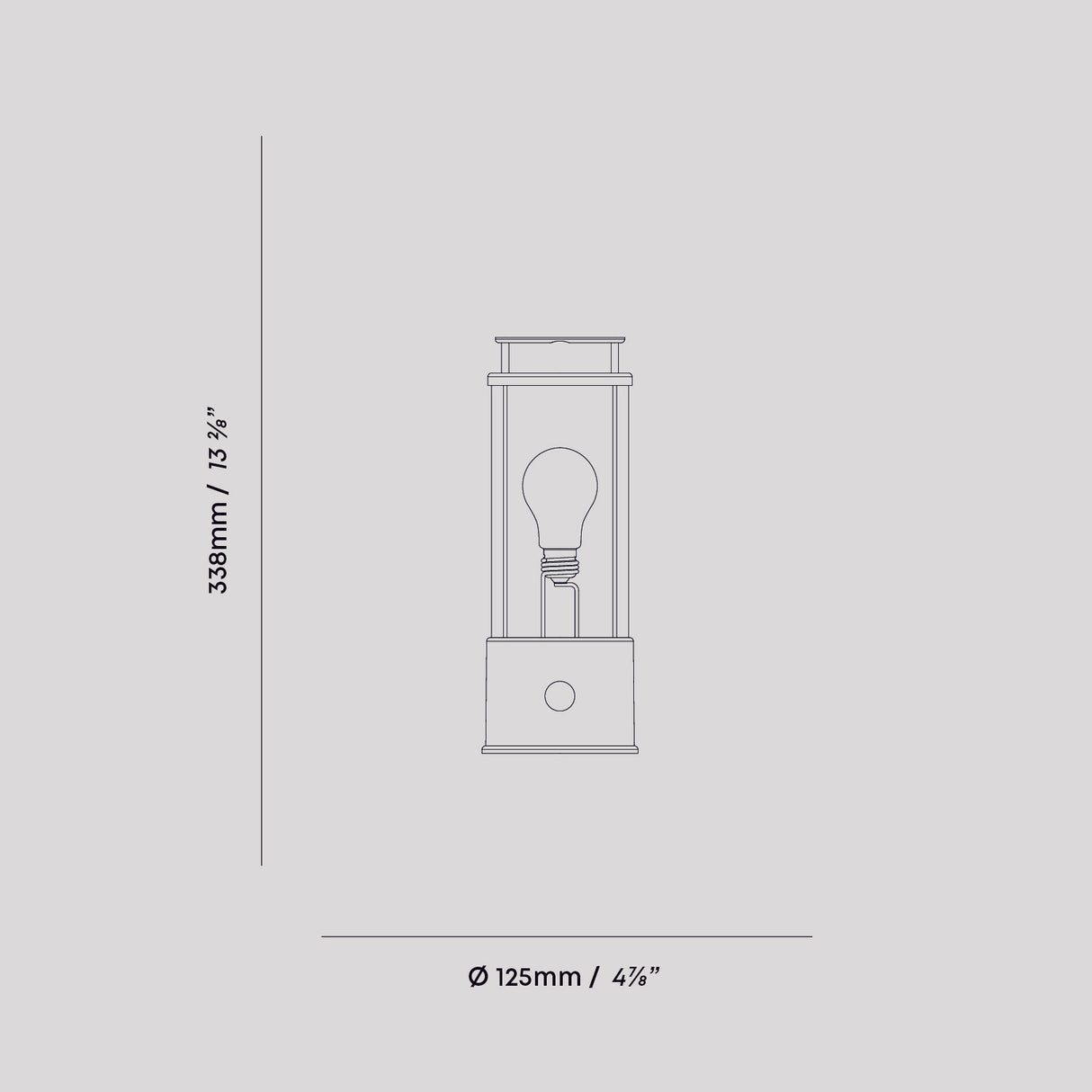 Tala Muse Portable Lamp Solid Brass