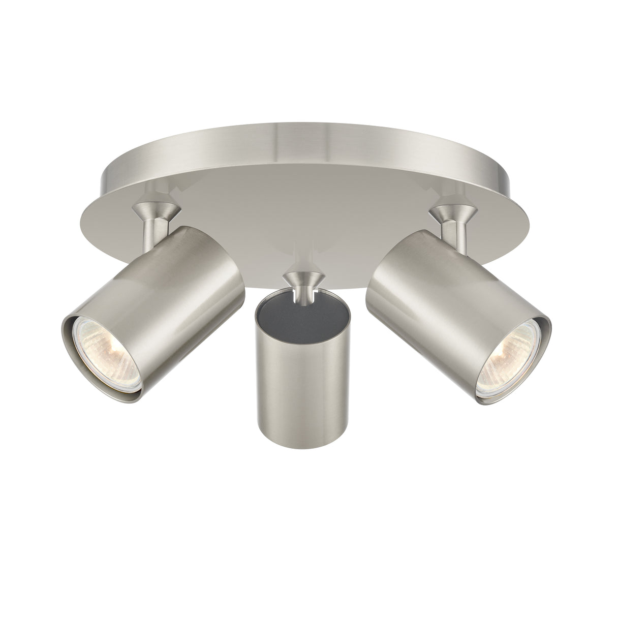 Franklite Duet 3lt spotlight in satin nickel