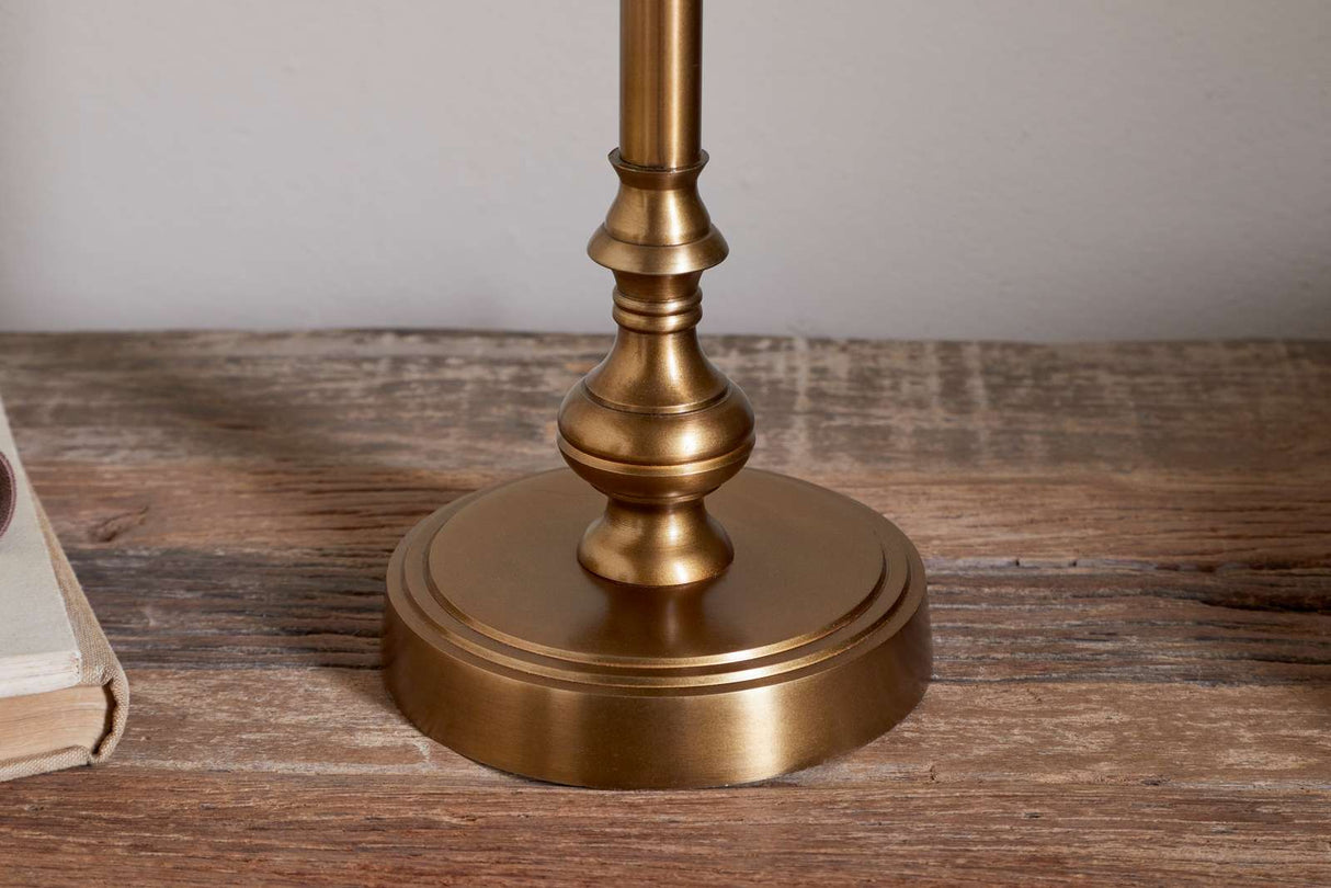 Nkuku Ehadi Table Lamp Antique Brass