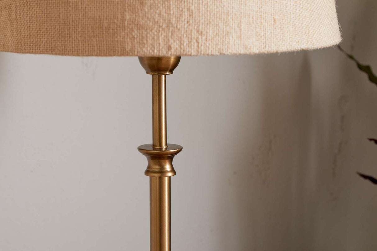 Nkuku Ehadi Table Lamp Antique Brass
