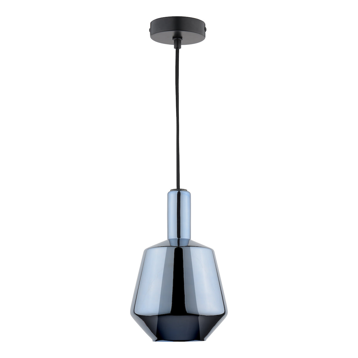 Dar Esmeralda Single Pendant Blue Glass and Opal Glass – from Amos Lighting + Home