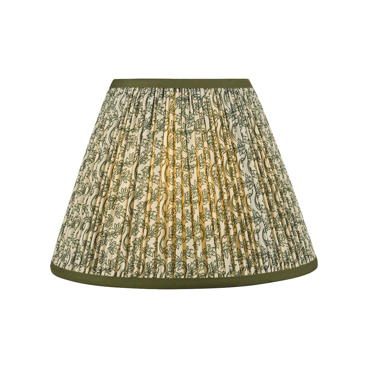 Dar Esther Green Cotton Empire Shade 30cm