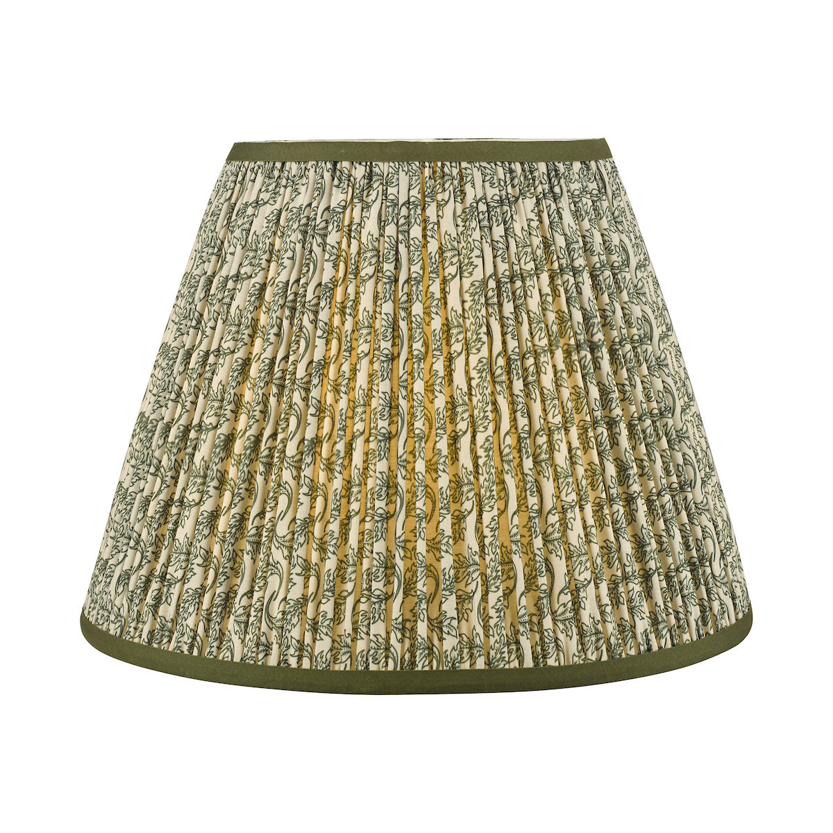 Dar Esther Green Cotton Empire Shade 35cm