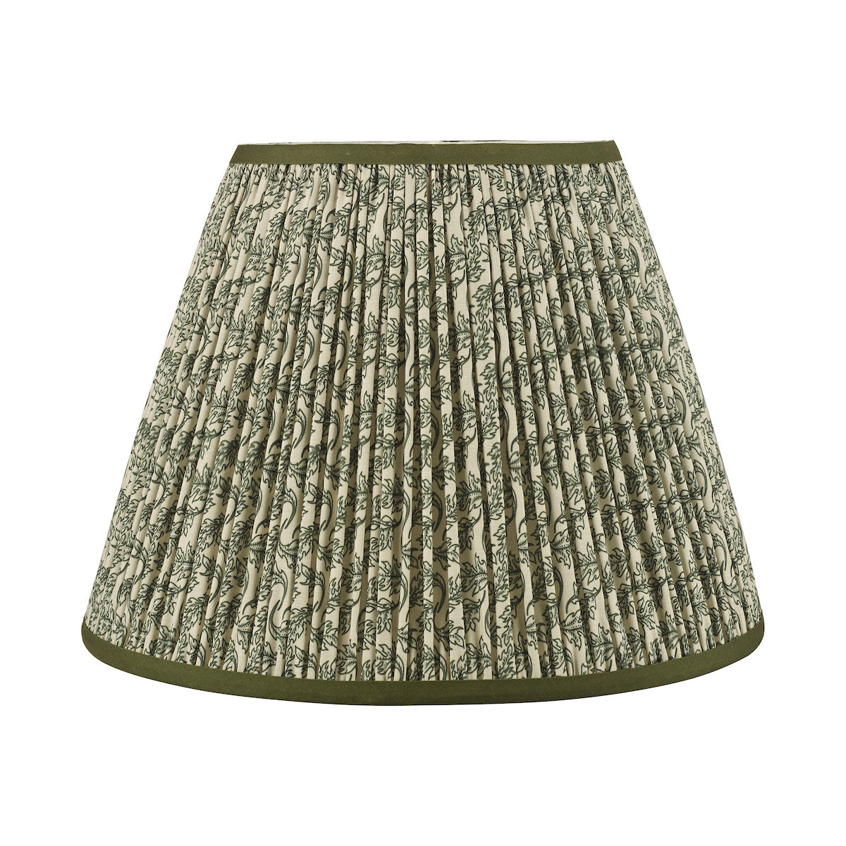 Dar Esther Green Cotton Empire Shade 35cm