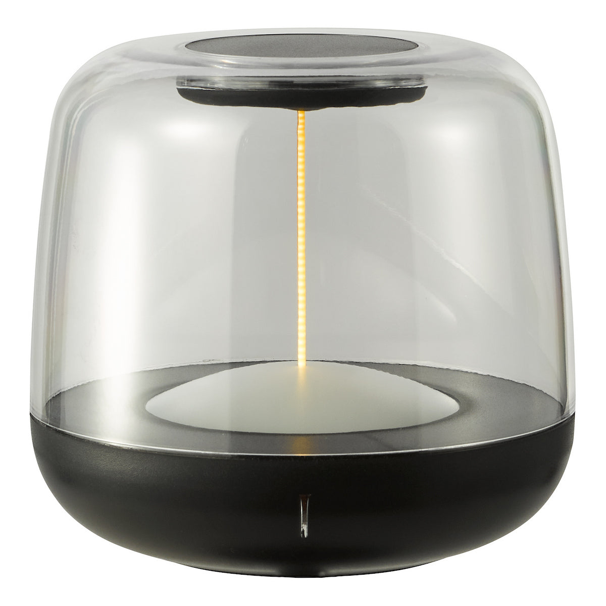 Dar Ezera Rechargeable Outdoor Table Lamp Black LED IP44