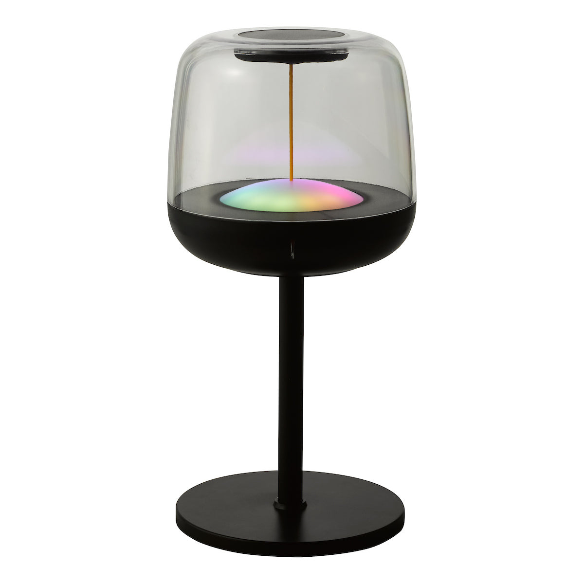 Dar Ezera Rechargeable Outdoor Table Lamp Black LED IP44