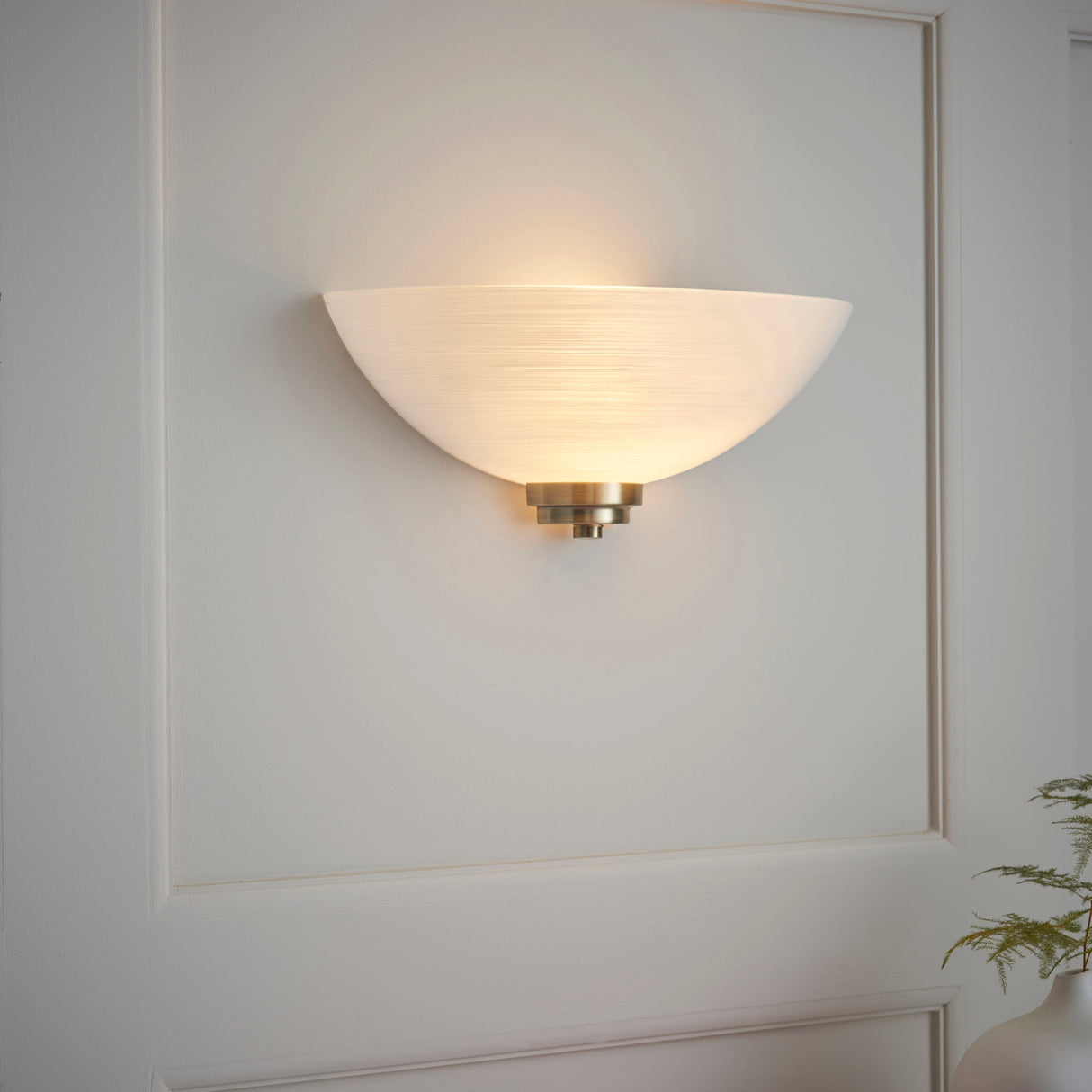 Endon Welles Wall Light Antique Brass – from Amos Lighting + Home