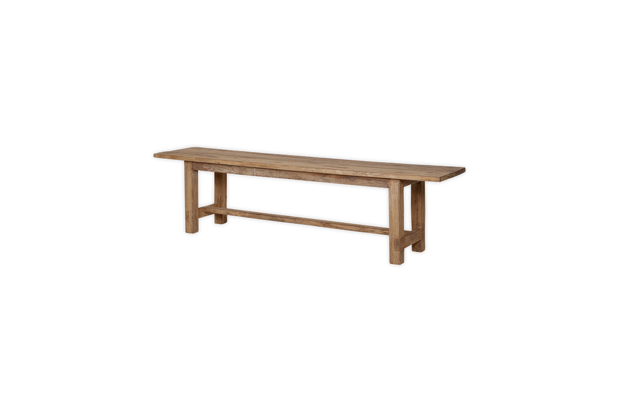 Nkuku Fioni Reclaimed Wood Bench Natural Small